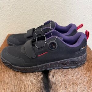 Ride Concepts $220 Tallac Clip Boa Mens 11 Cycling Shoes Black Purple MTB Trail